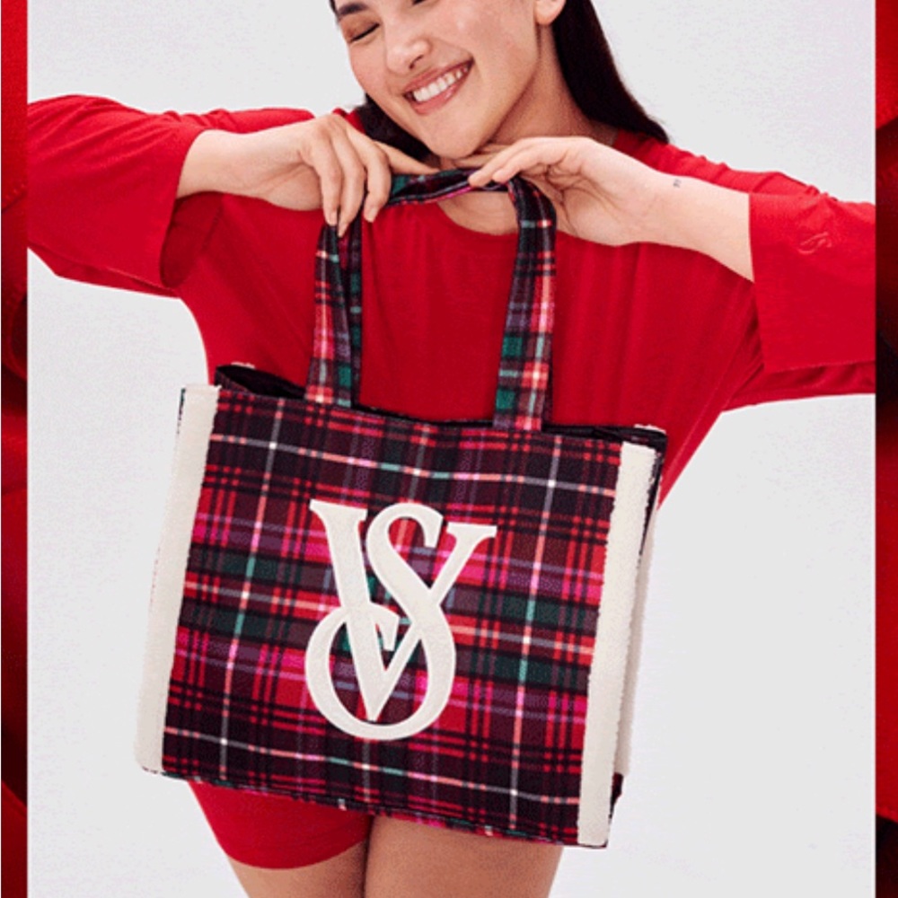 Victoria’s Secret Plaid Tote